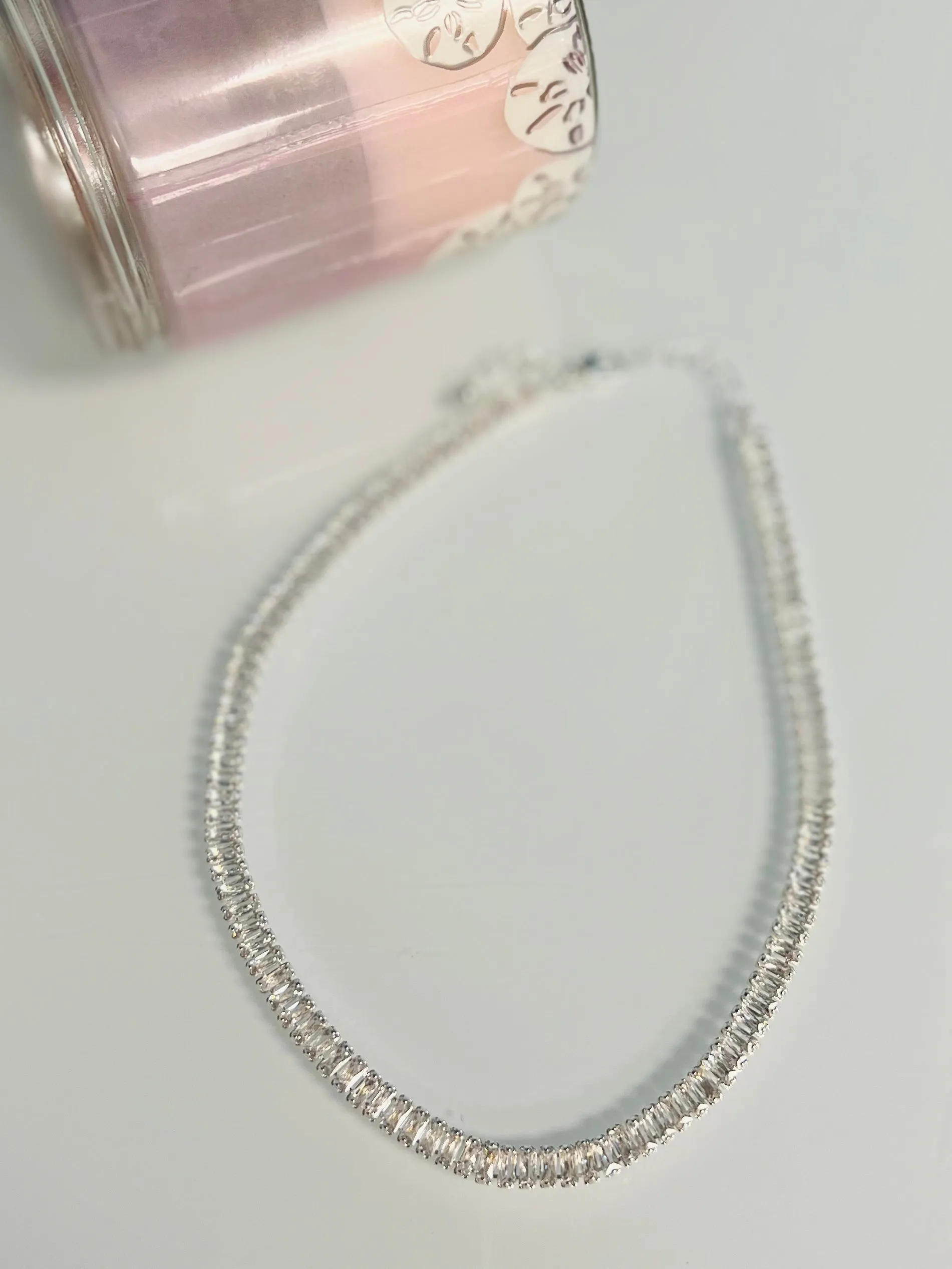 Posh Tennis Necklace- 3 colors*