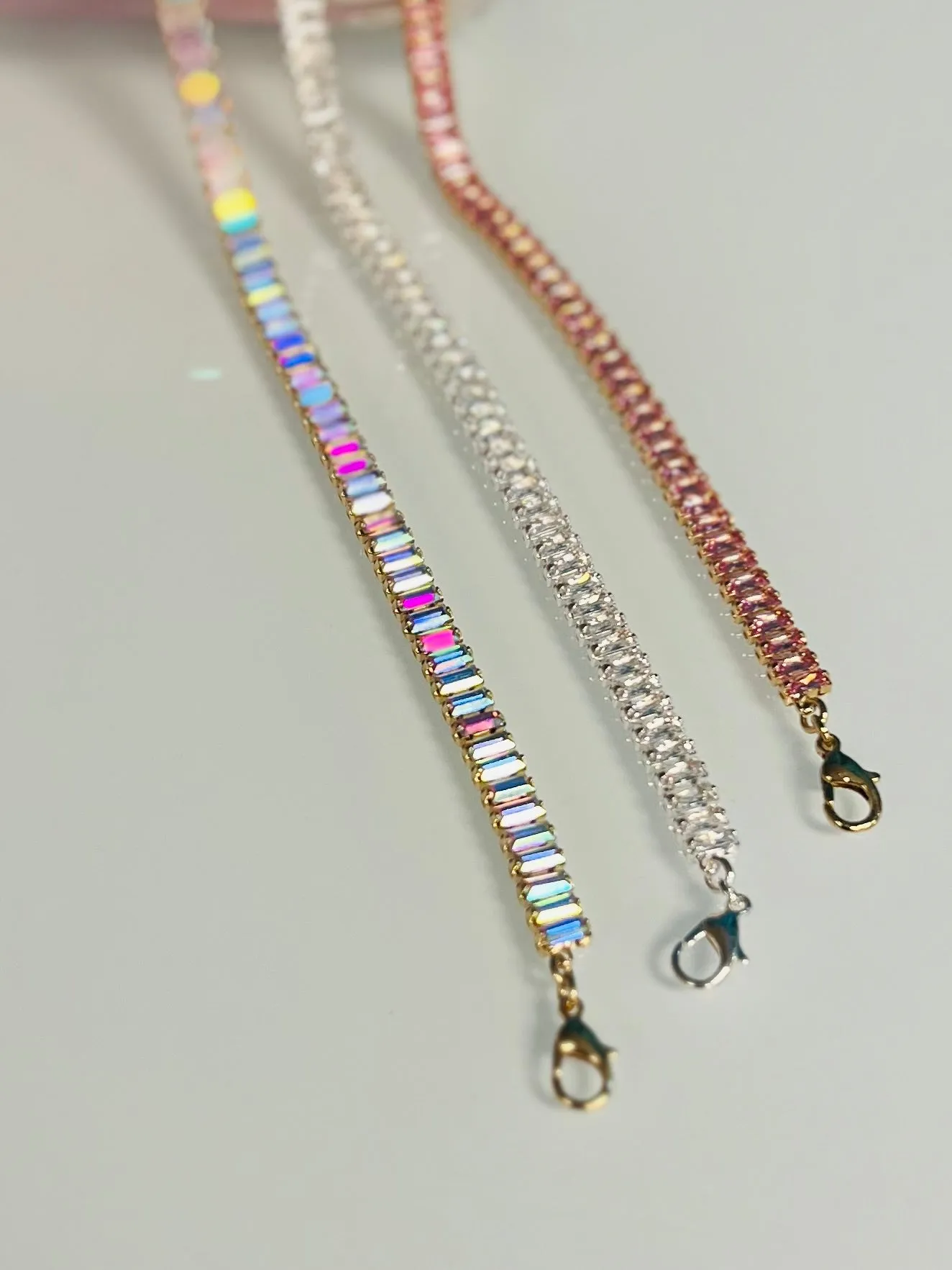 Posh Tennis Necklace- 3 colors*