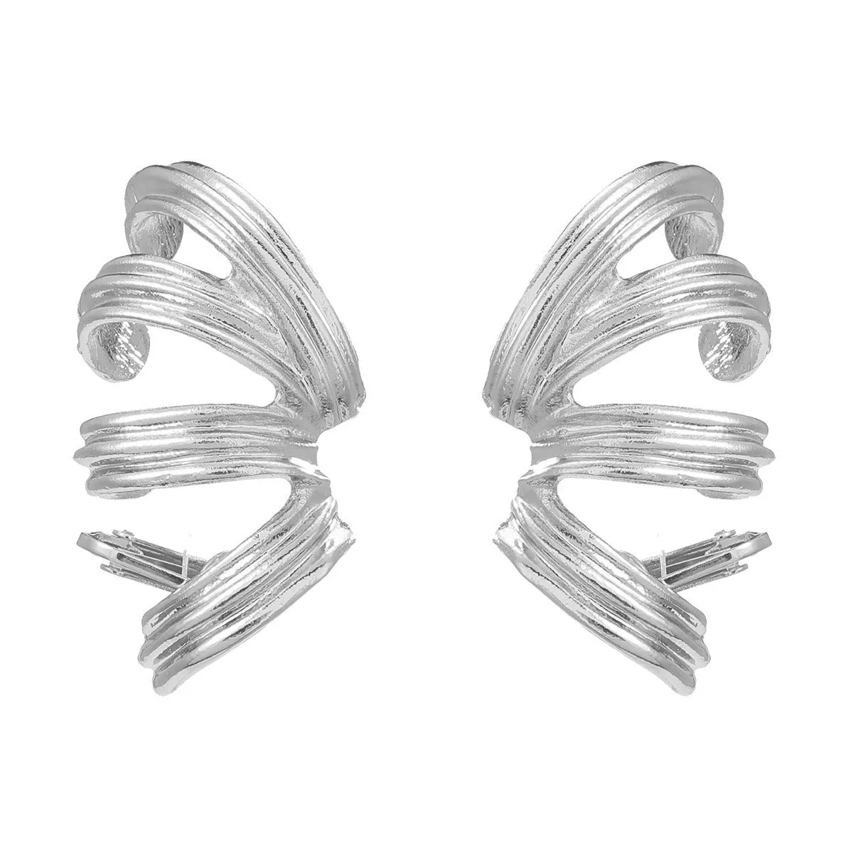 Pre Order:  Exaggerated Spring-Shaped Earrings