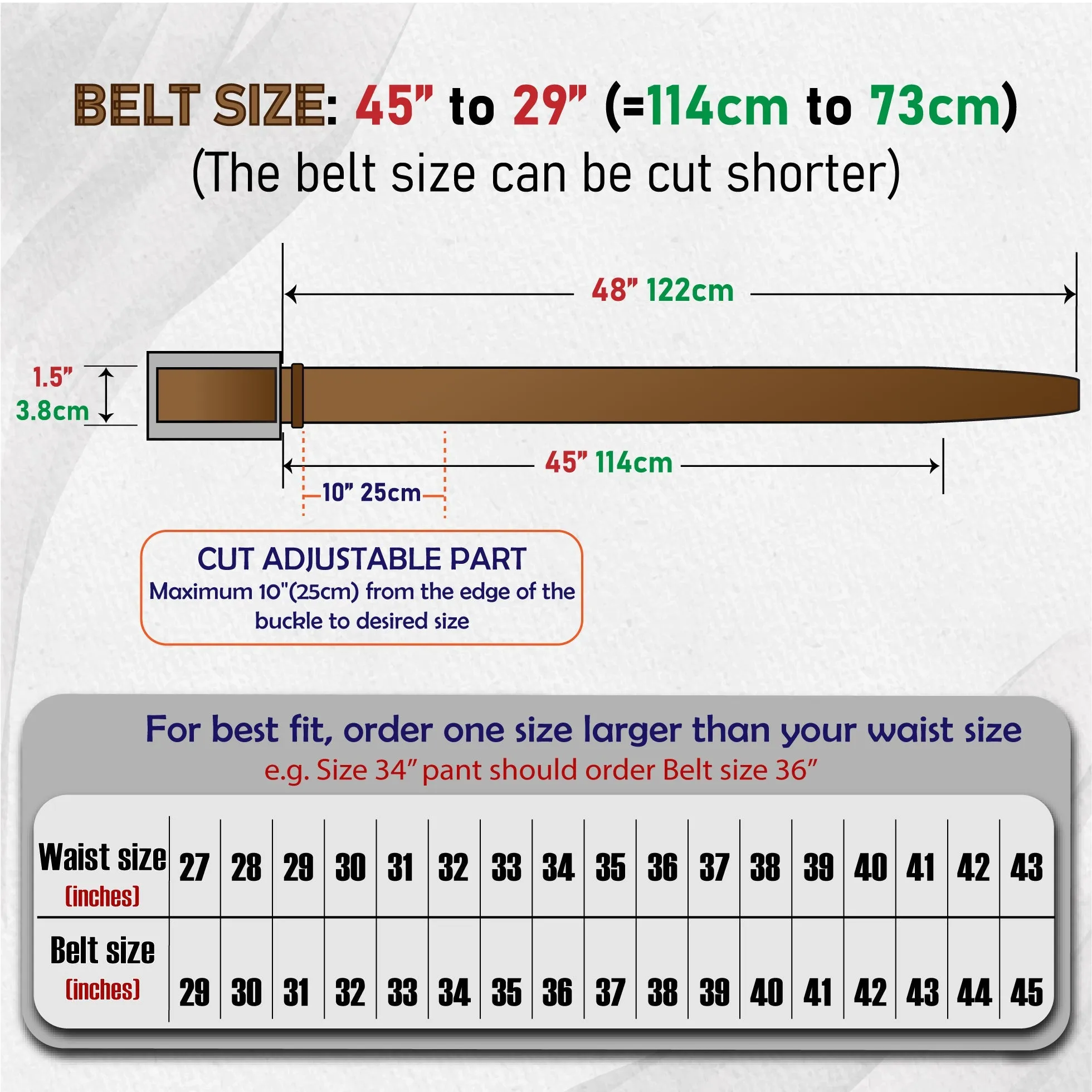 Premium Brown Alligator Leather Belt For Men - Automatic Buckle | BE-BRO-06