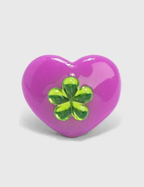 PURPLE RAINBOW LUCKY RING