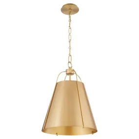 Quorum Ellen 861-3-80 Pendant - Aged Brass 18" Transitional