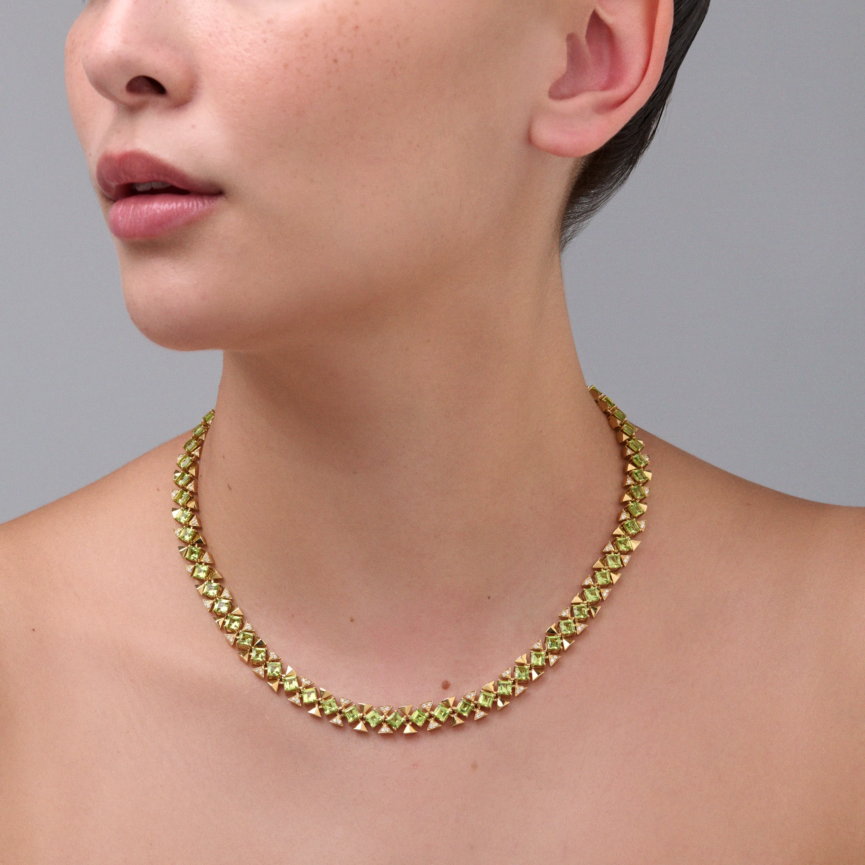 R.08® Vivant Coloured Gemstone Necklace | Yellow Gold