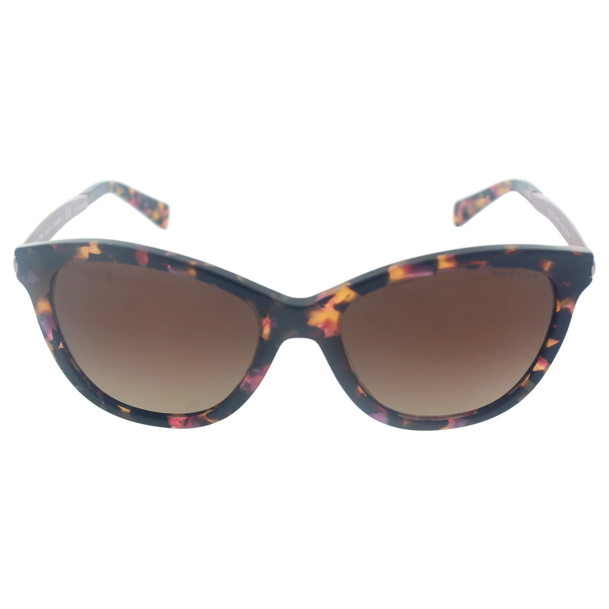 Ralph by Ralph Lauren Women's 0ra5201 Polarized Cateye Sunglasses, PINK MARBLE/PINK, 54.0 mm