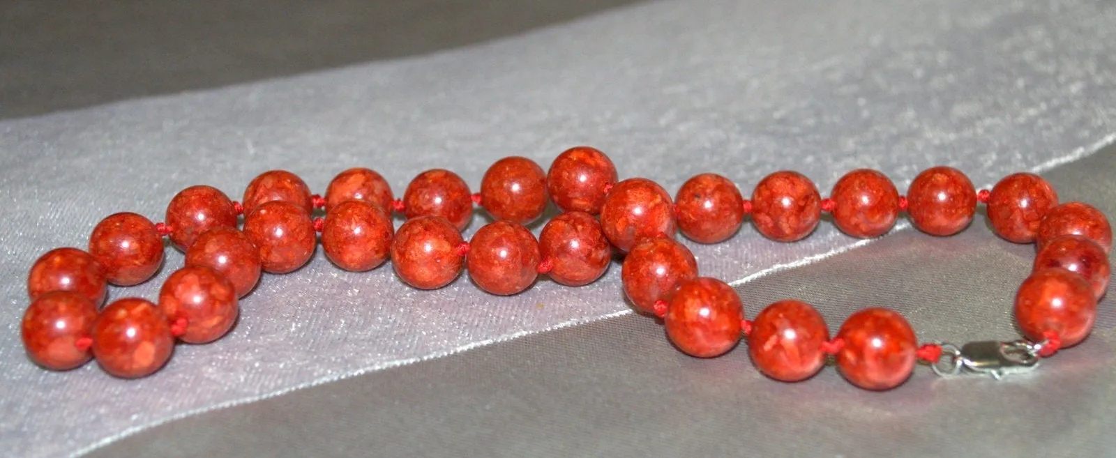 Red Coral necklace Genuine Red Coral Necklace Gift for Anniversary Woman's Necklace Authentic Jewelry Beaded Necklace Personalized necklace