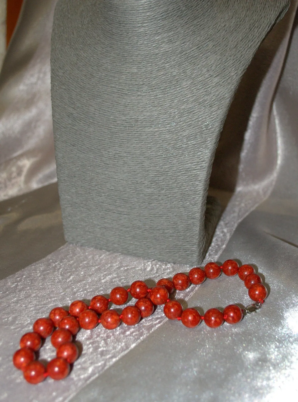 Red Coral necklace Genuine Red Coral Necklace Gift for Anniversary Woman's Necklace Authentic Jewelry Beaded Necklace Personalized necklace