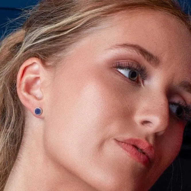 Revival Eclipse Equinox Lapis Stud Earrings 30421LP