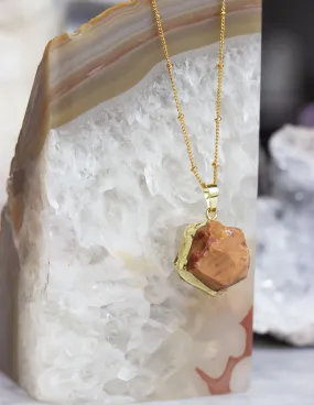 ROUND JASPER PENDANT- 0305