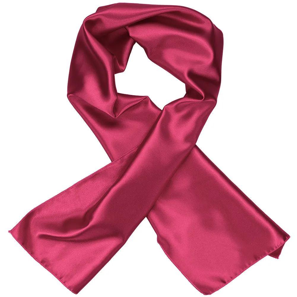 Ruby Red Solid Color Scarf
