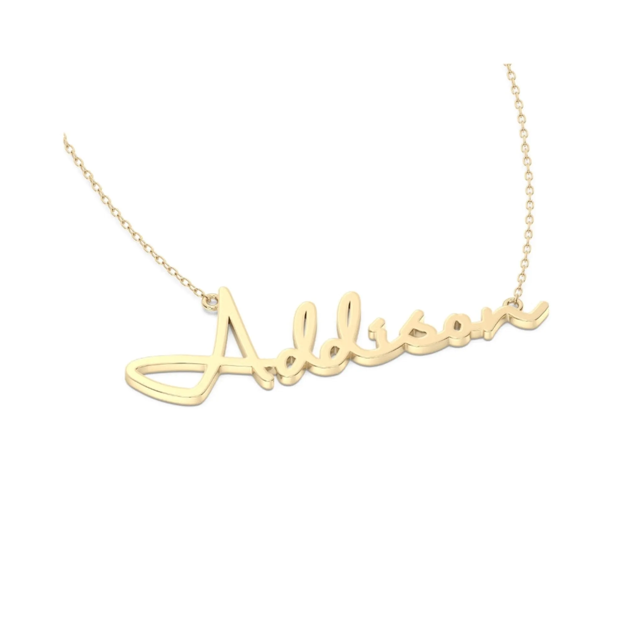 Script Name Necklace