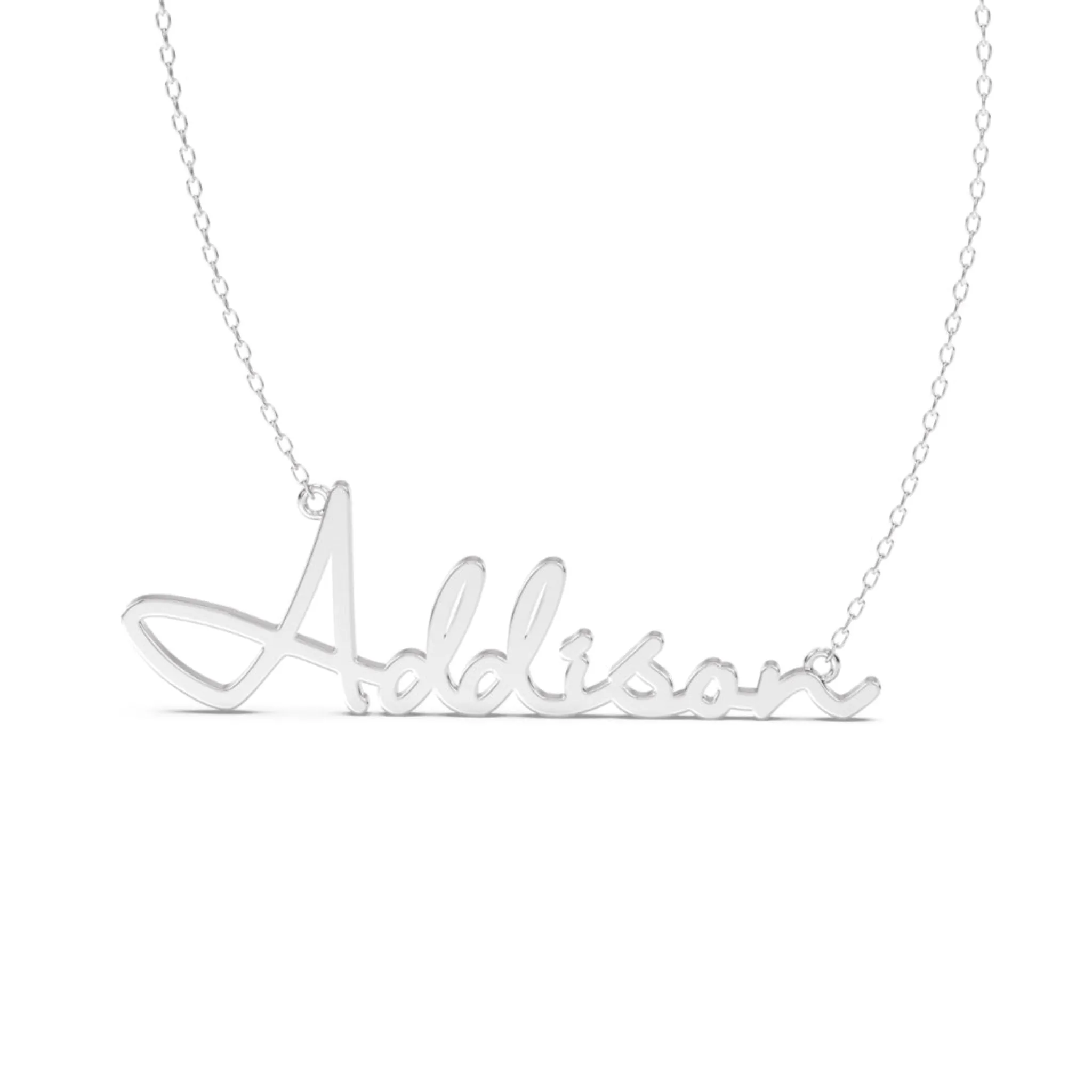 Script Name Necklace