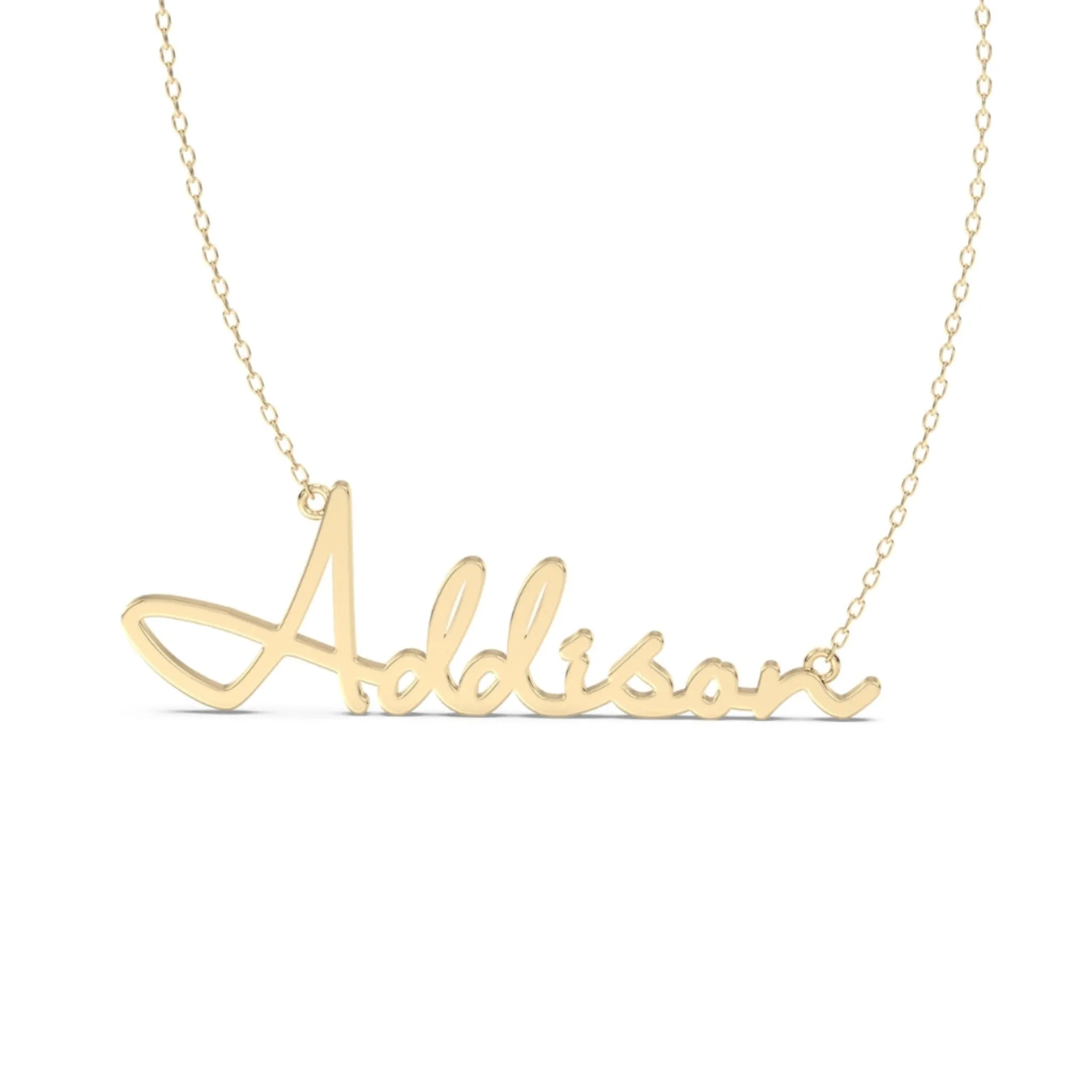 Script Name Necklace
