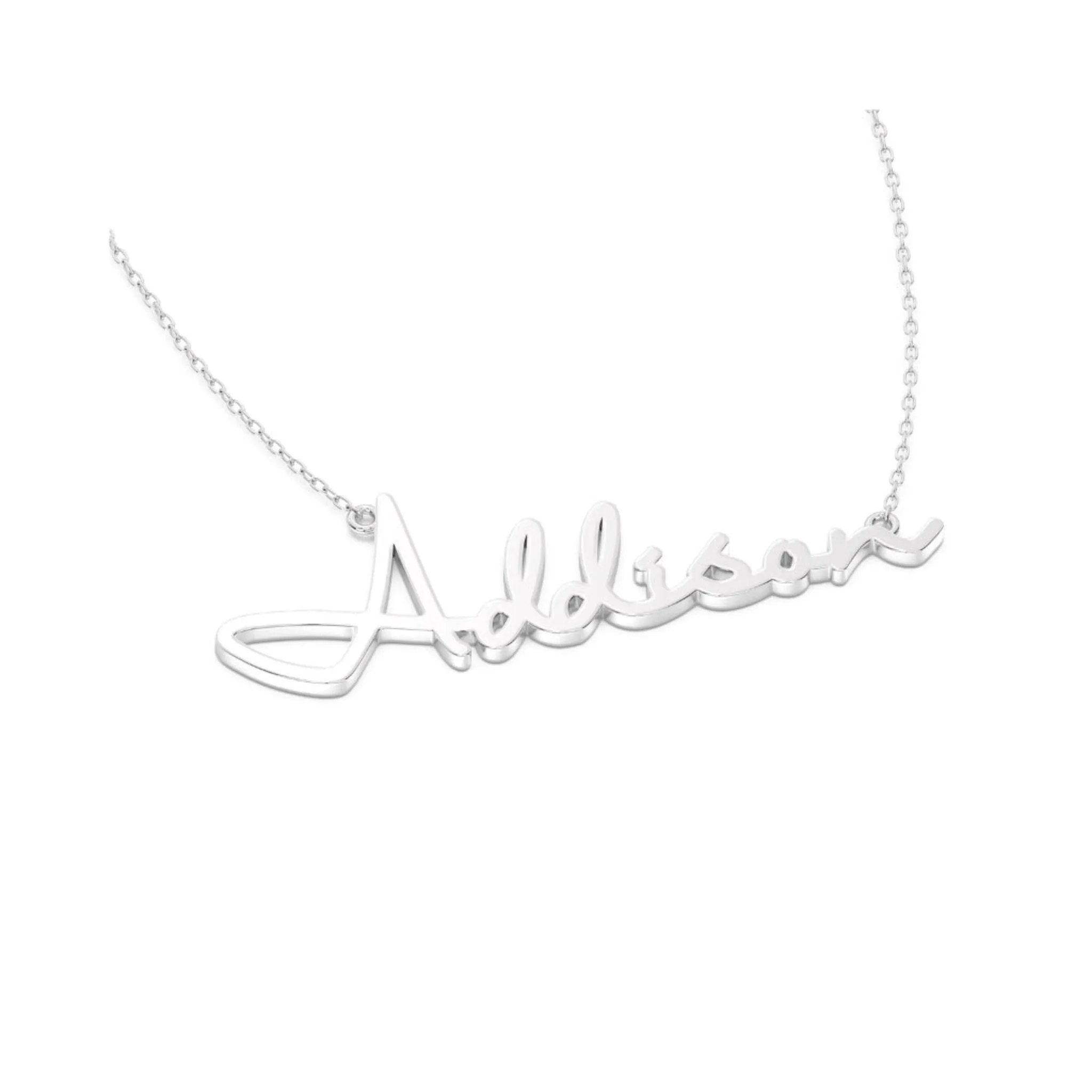 Script Name Necklace