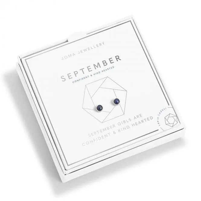 September Birthstone Boxed Earrings 5536