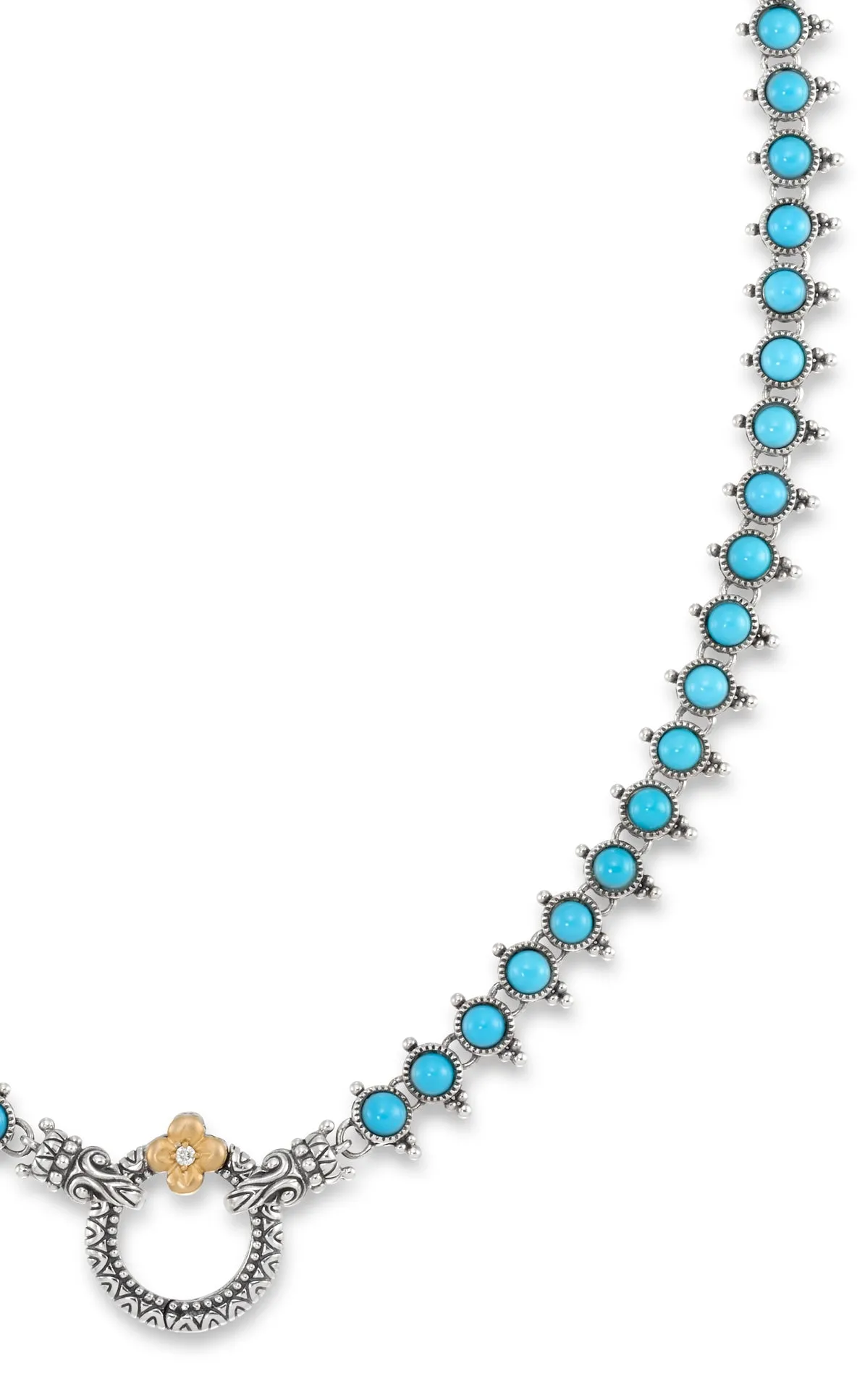 Signature Necklace – Diamond & Turquoise (Advanced Order)