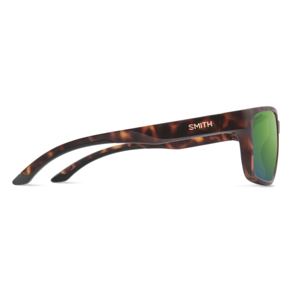 Smith Basecamp Matte Tortoise Frame - ChromaPop Polarized Green Mirror Lens - Polarized Sunglasses