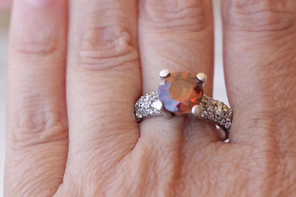 SMOKY TOPAZ RING