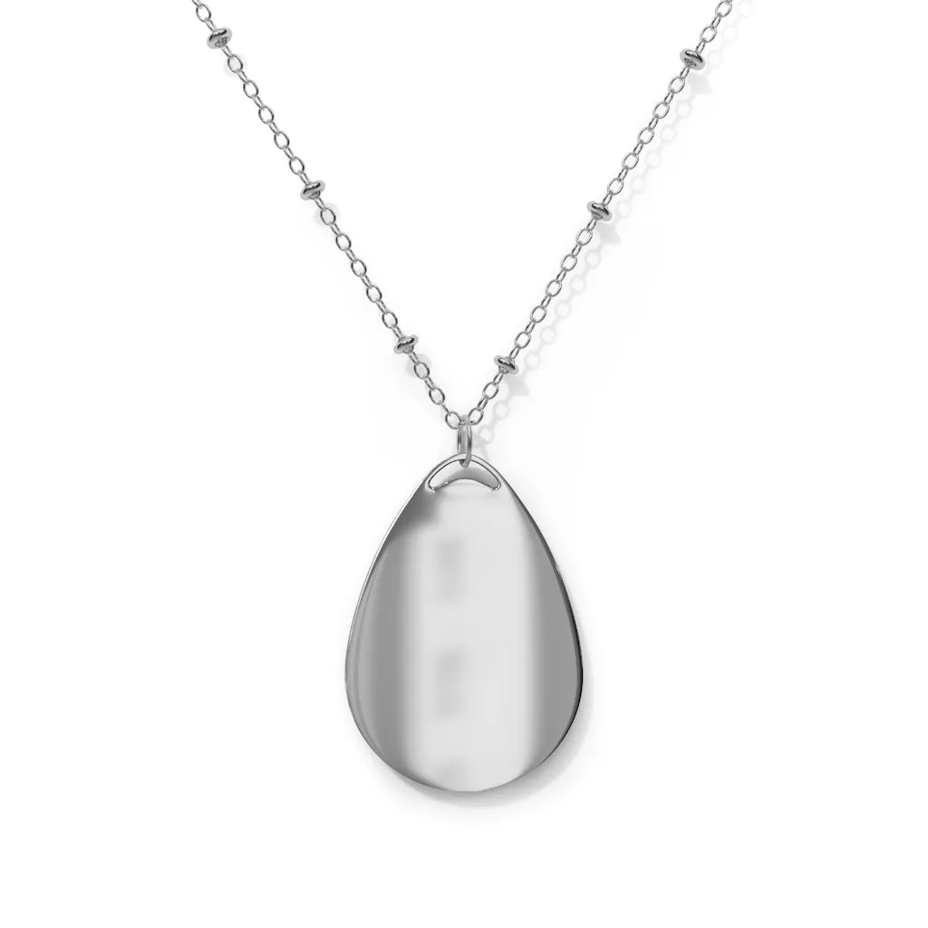 Squirrel Oval Necklace