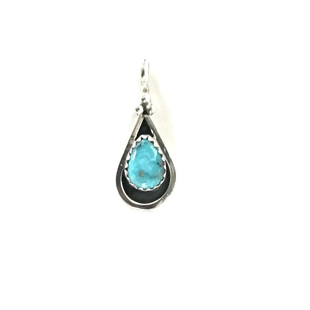 Sterling Silver Tear Drop Pendant