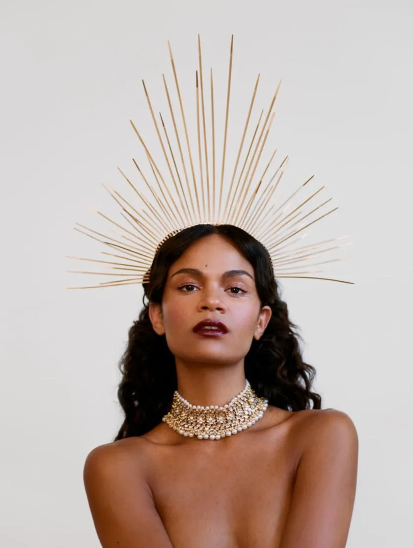 Sunburst Halo - Gold