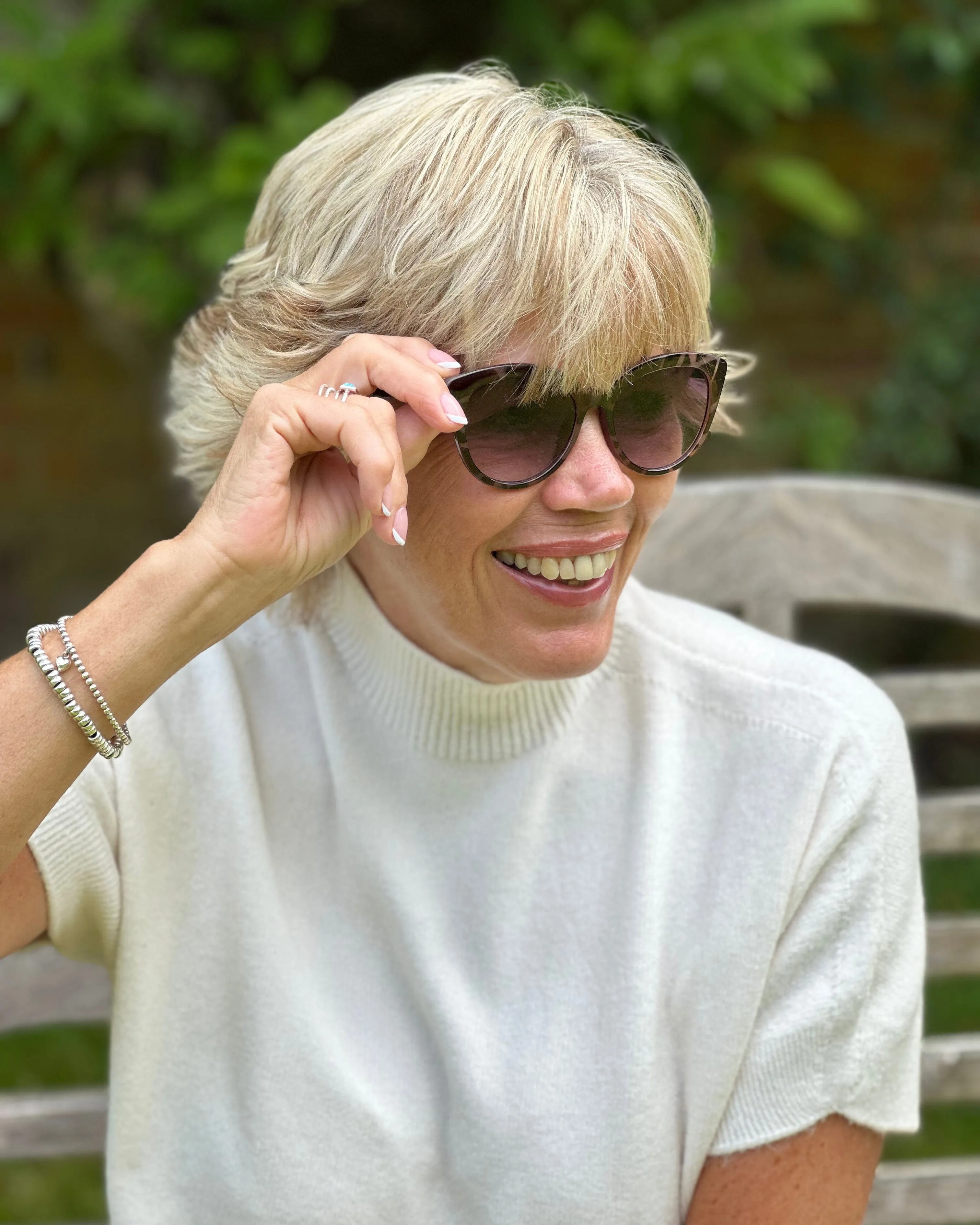 Sunglasses - Cat-Eye Grey Mix Tortoiseshell