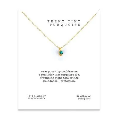 Teeny Tiny Turquoise Necklace