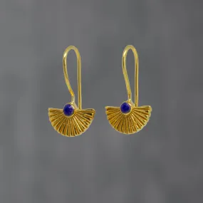 Textured Fan Earrings