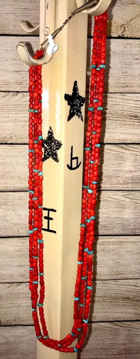 The Amanda 3 Strand 30” Inch Necklace