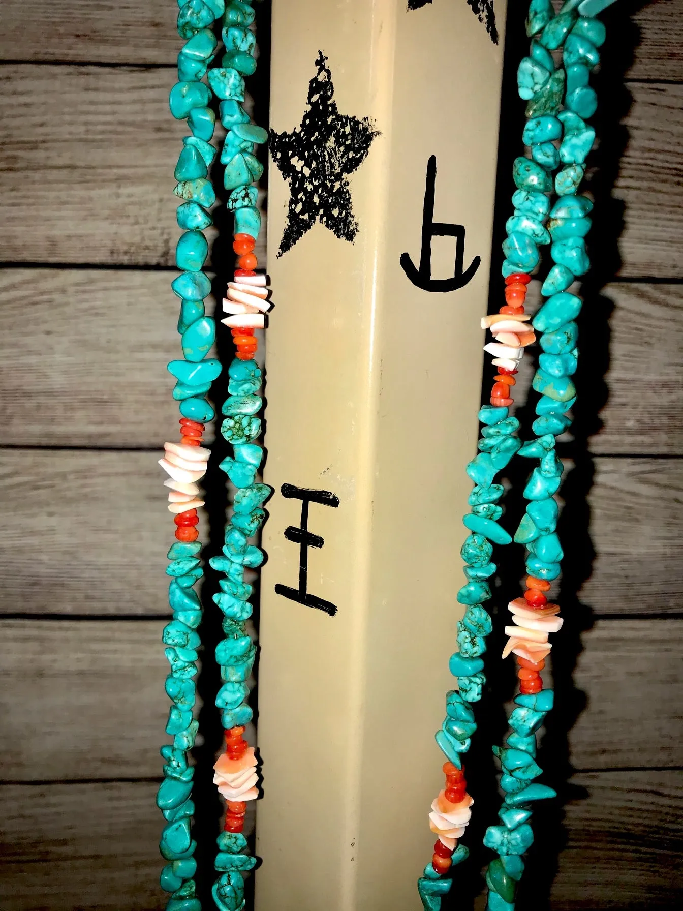 The Dorris Turquoise 2 Strand 29" Inch Necklace