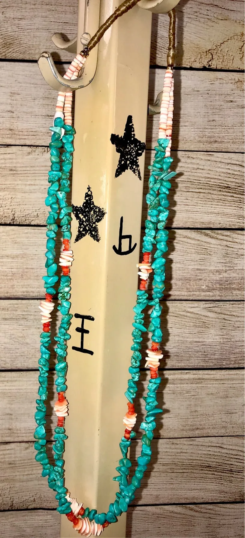 The Dorris Turquoise 2 Strand 29" Inch Necklace