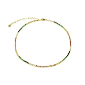 THE RAINBOW CHAIN CHOKER