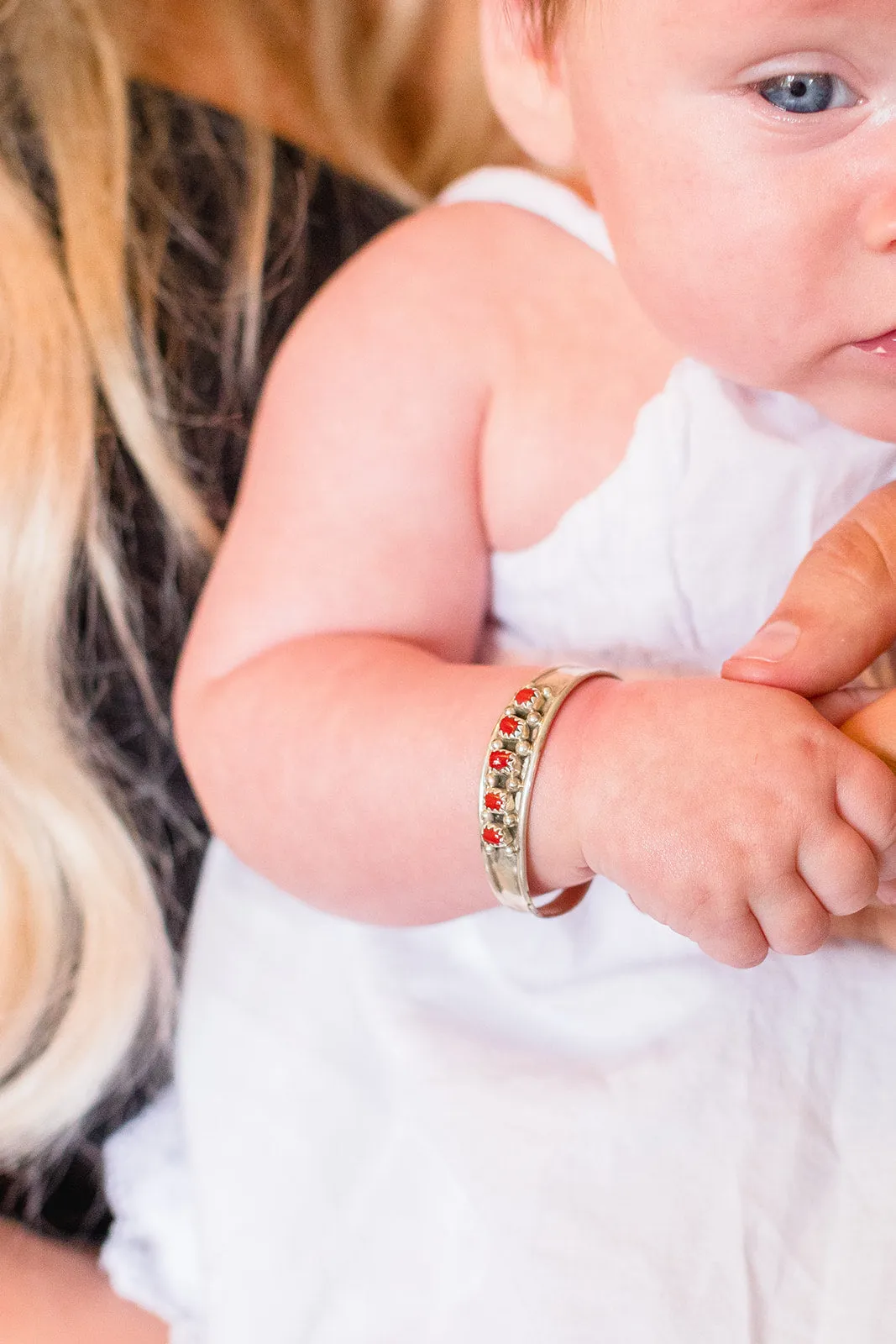 The Swazy Baby Cuff - Coral