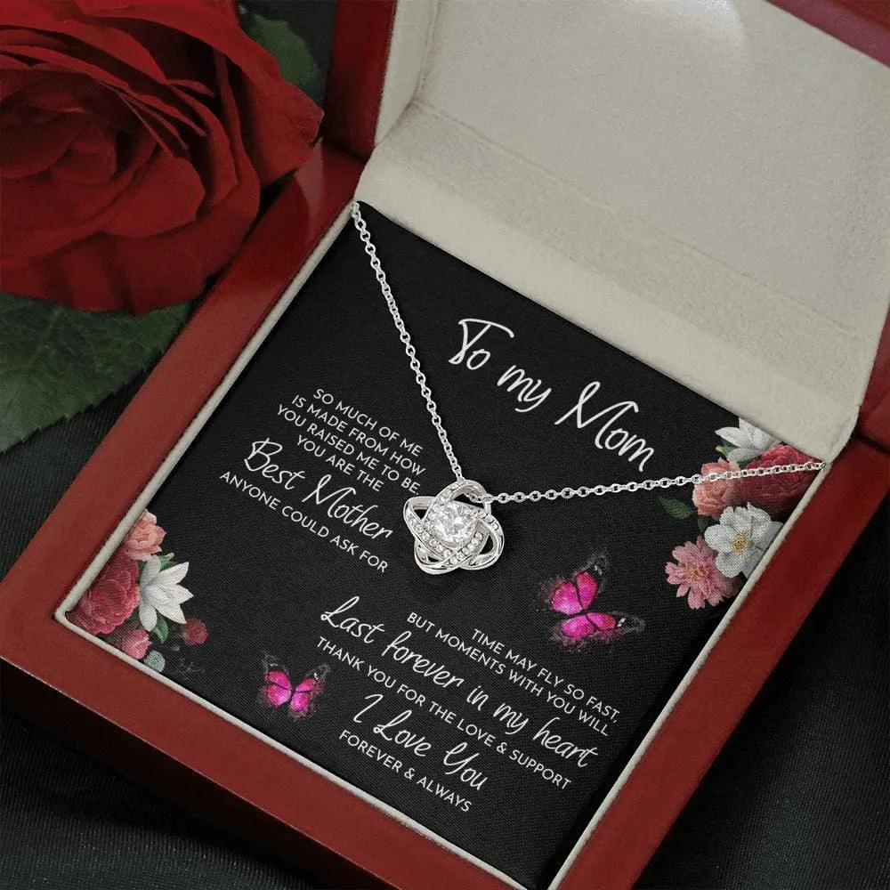 To My Mom Necklace Thank You For The Love And Support Alluring Beauty Necklace
