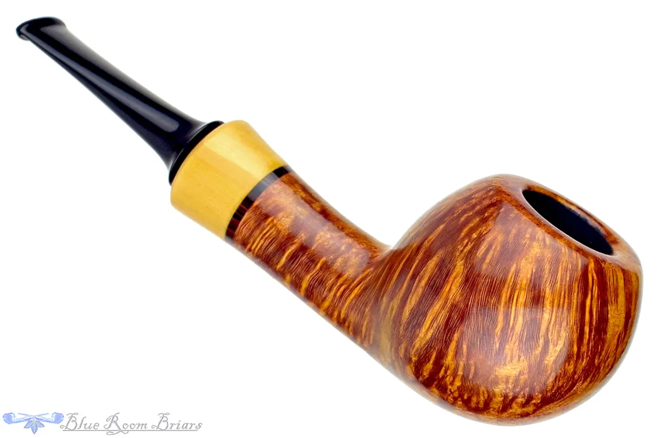 Tom Richard Pipe Smooth Apple with Boxwood