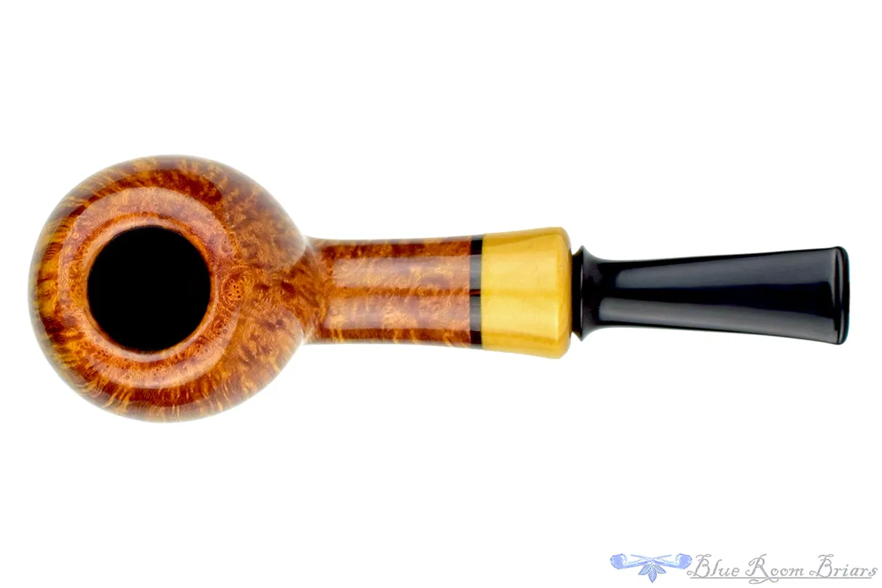 Tom Richard Pipe Smooth Apple with Boxwood