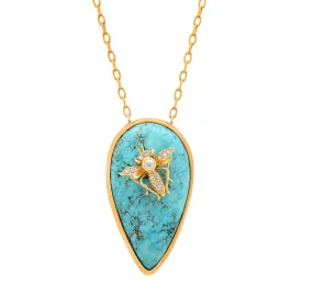 Turquoise Mosquito Necklace