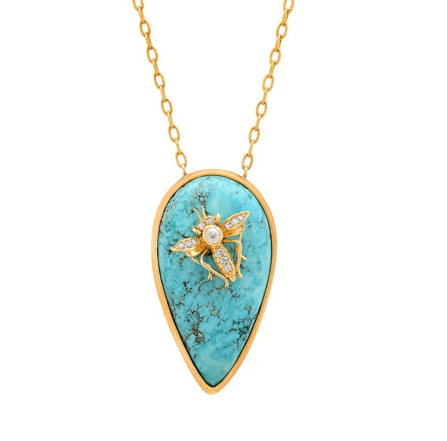 Turquoise Mosquito Necklace
