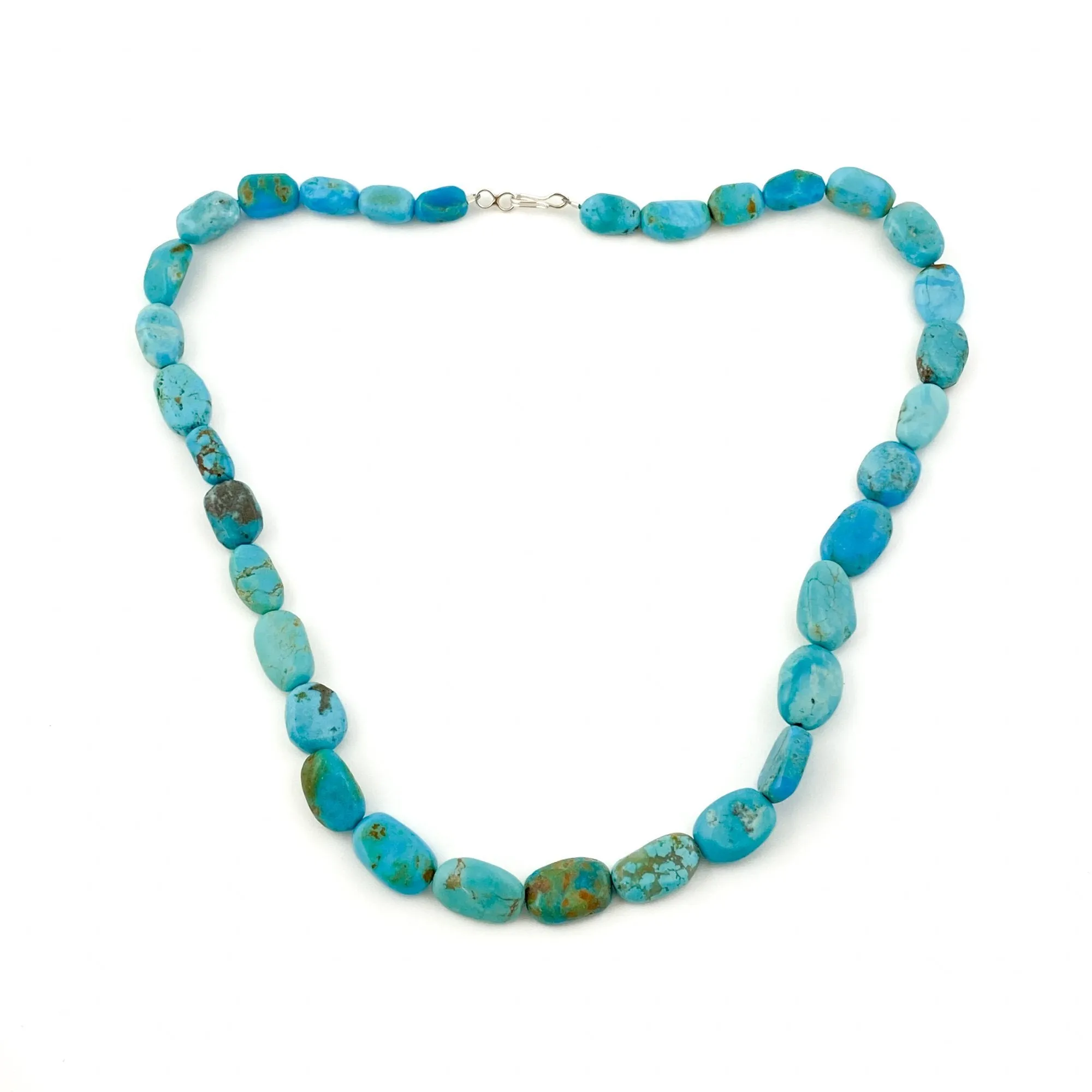 Turquoise Nugget Beaded Necklace