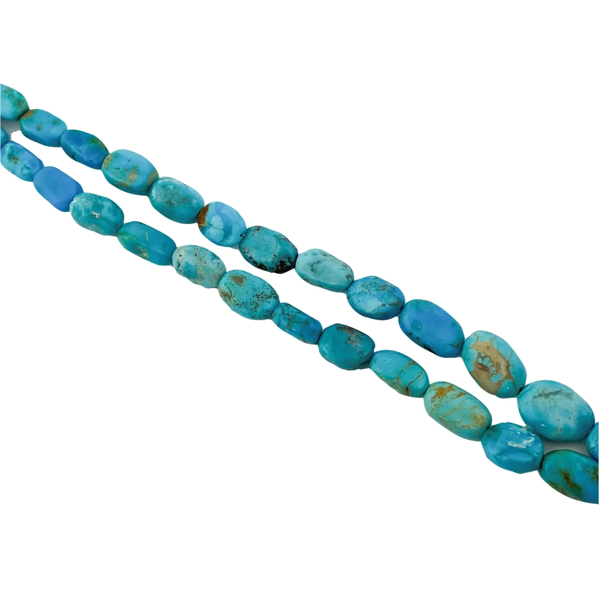 Turquoise Nugget Beaded Necklace
