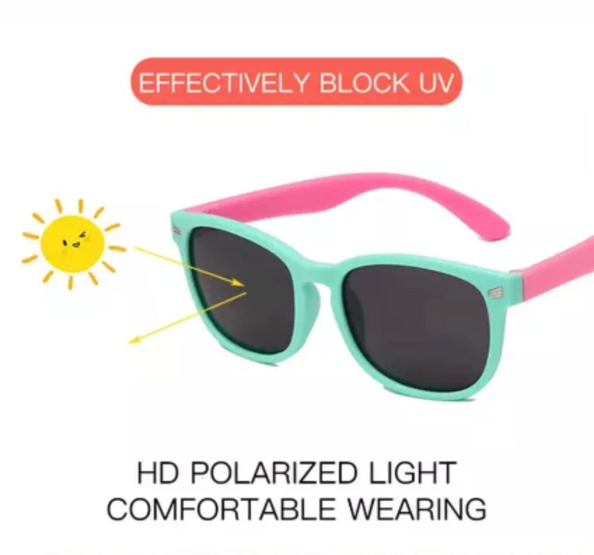 Ultra Flexible Polarised Sunglasses - Blue /Yellow with Mirror Blue
