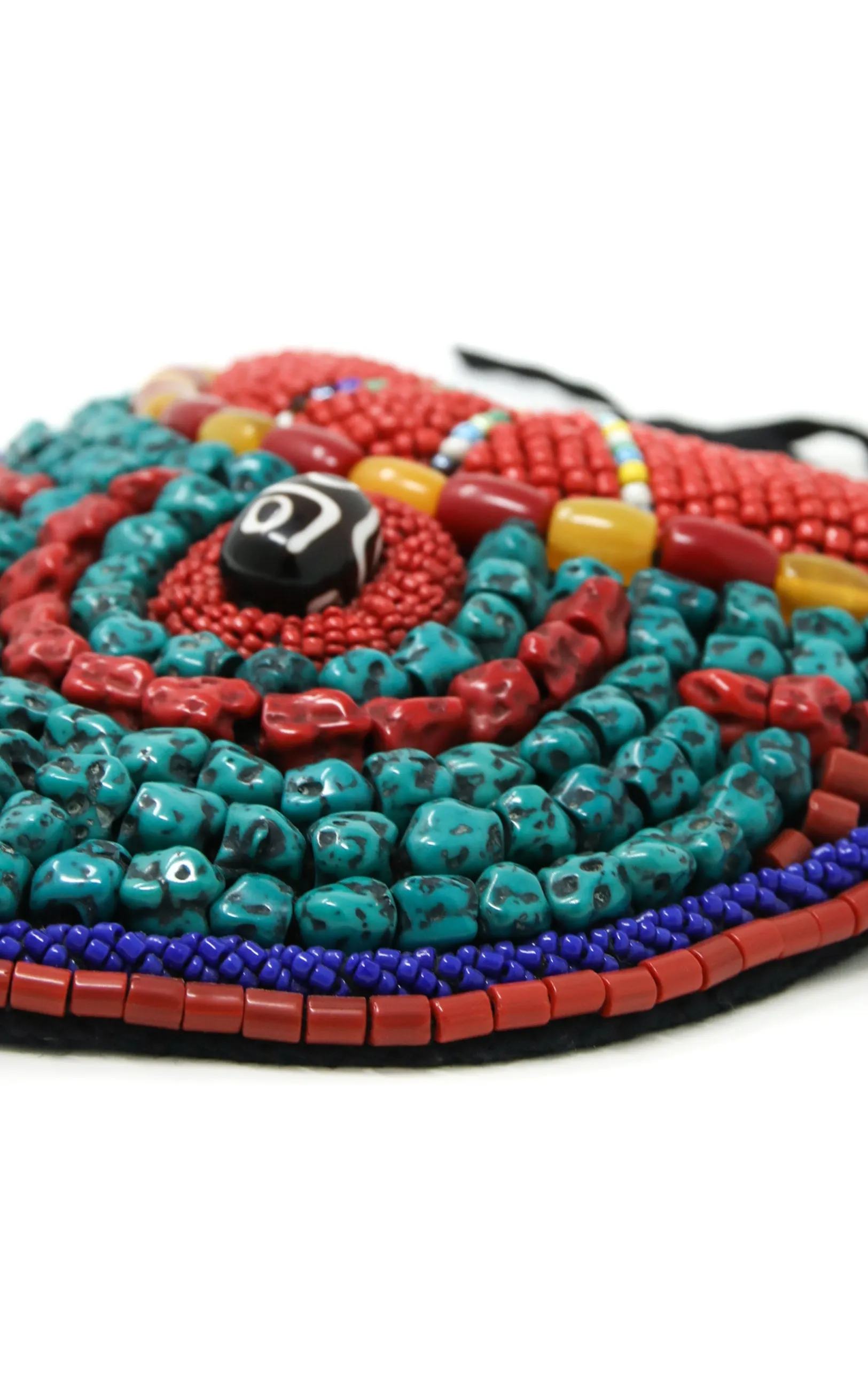 Unique Beaded Tibetan Neckpiece