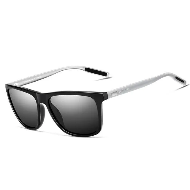 VEITHDIA   Brand Men's Retro Aluminum TR90 Polarized Sunglasses