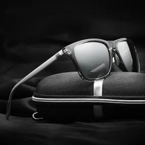 VEITHDIA   Brand Men's Retro Aluminum TR90 Polarized Sunglasses