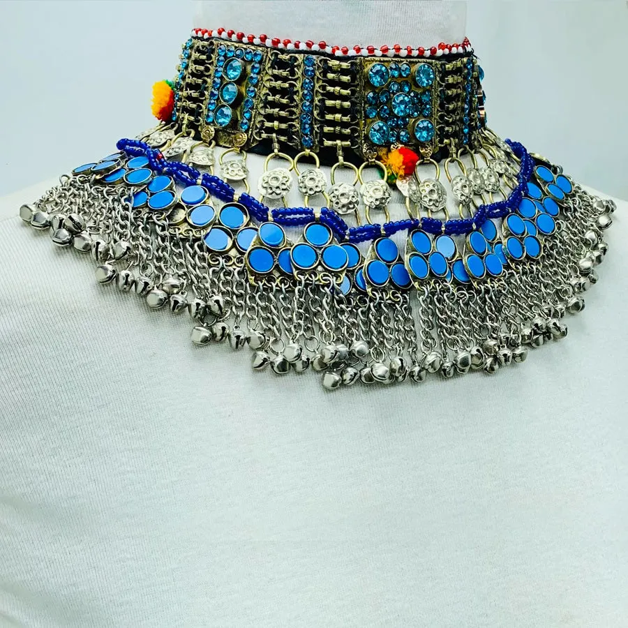 Vintage Handmade Turquoise Choker Necklace