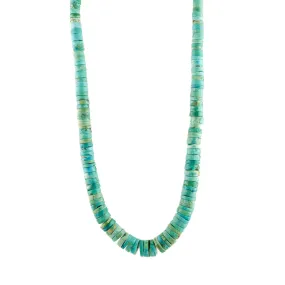 Vintage Turquoise Handrolled choker