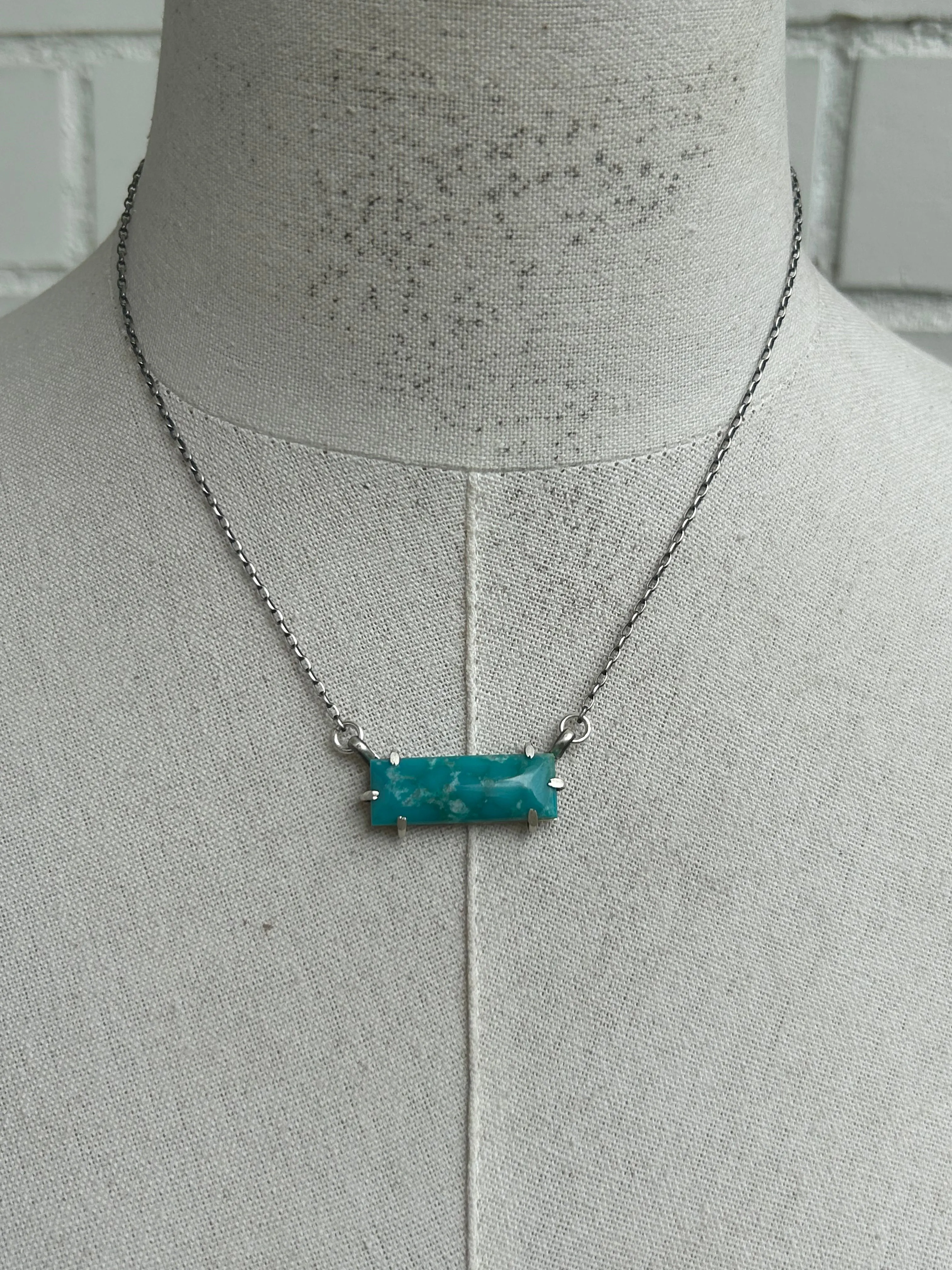 Waterproof Kingman Bar Necklace #9