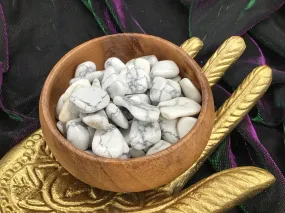 White Howlite Tumbled Stone