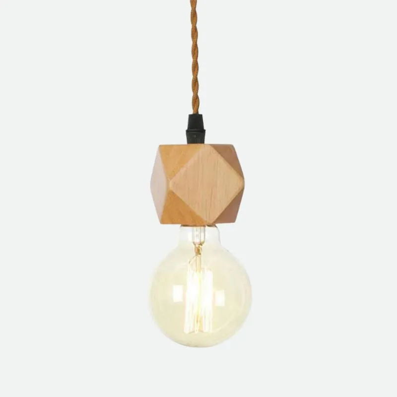 Woodie Single Pendant Light Socket