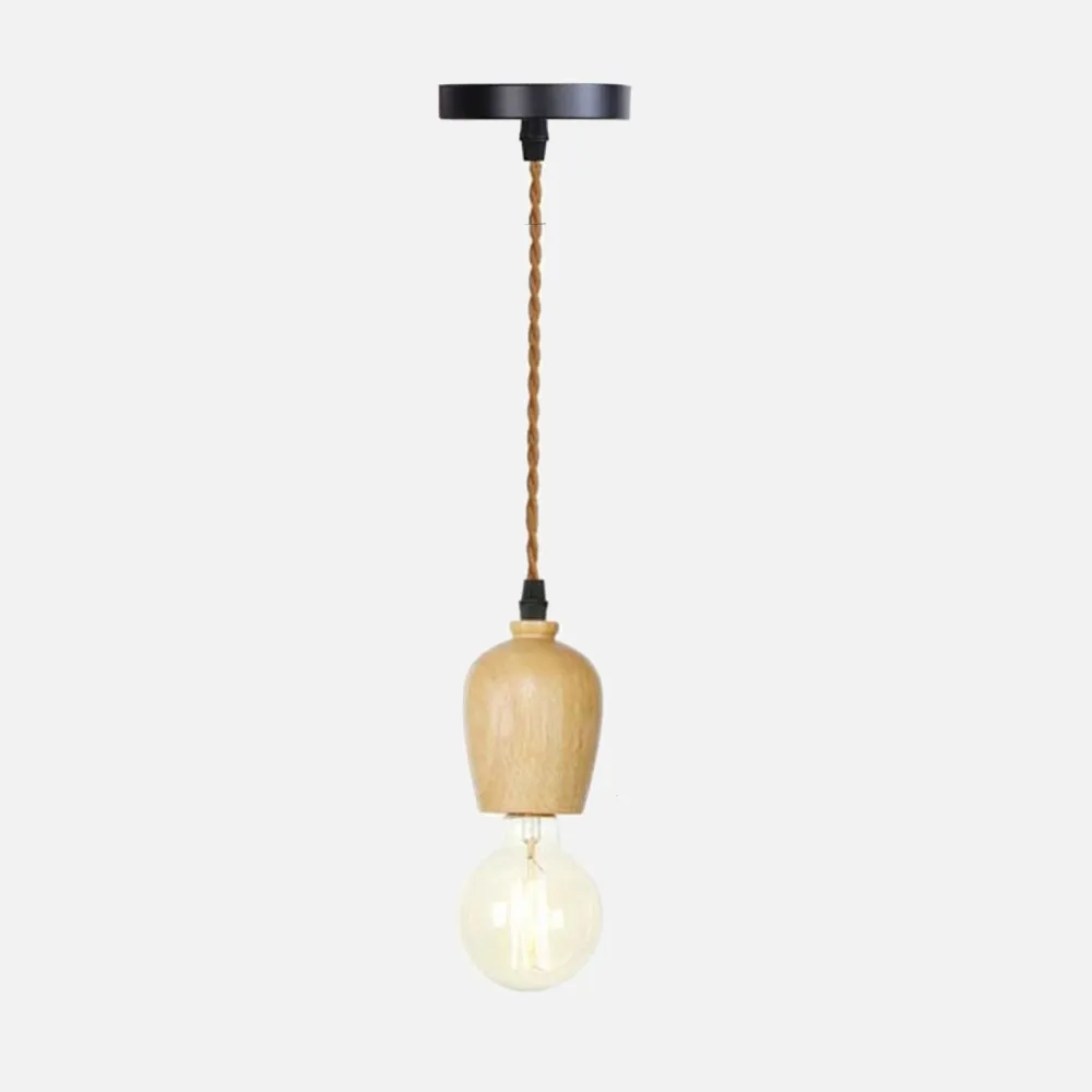Woodie Single Pendant Light Socket