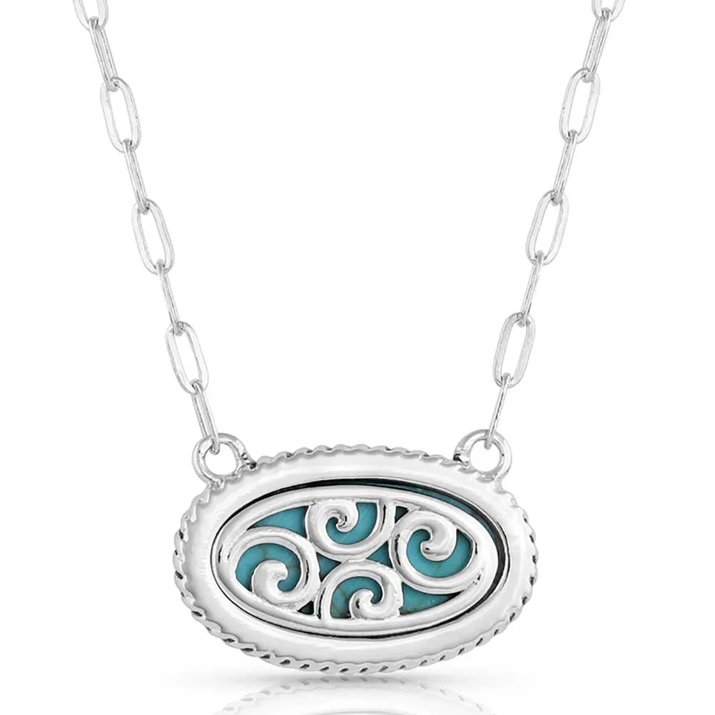 Yellowstone Turquoise Necklace from Montana Silversmiths